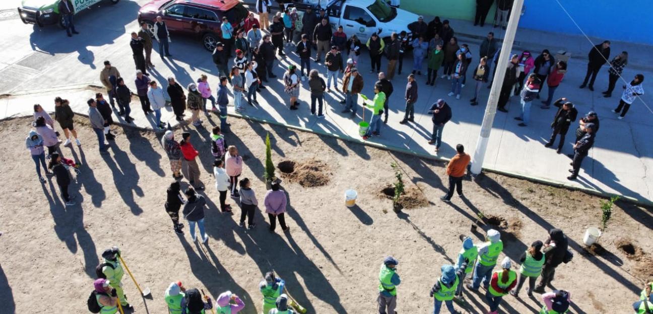 Con mejora continua y atención ciudadana, Soledad de G.S. inicia Semana Verde en el Fraccionamiento Valencia 