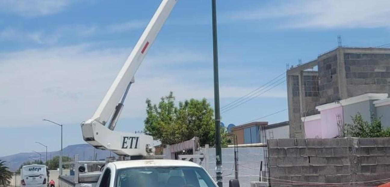 Dos mil luminarias rehabilitadas en lo que va de 2024, en Soledad de G.S.