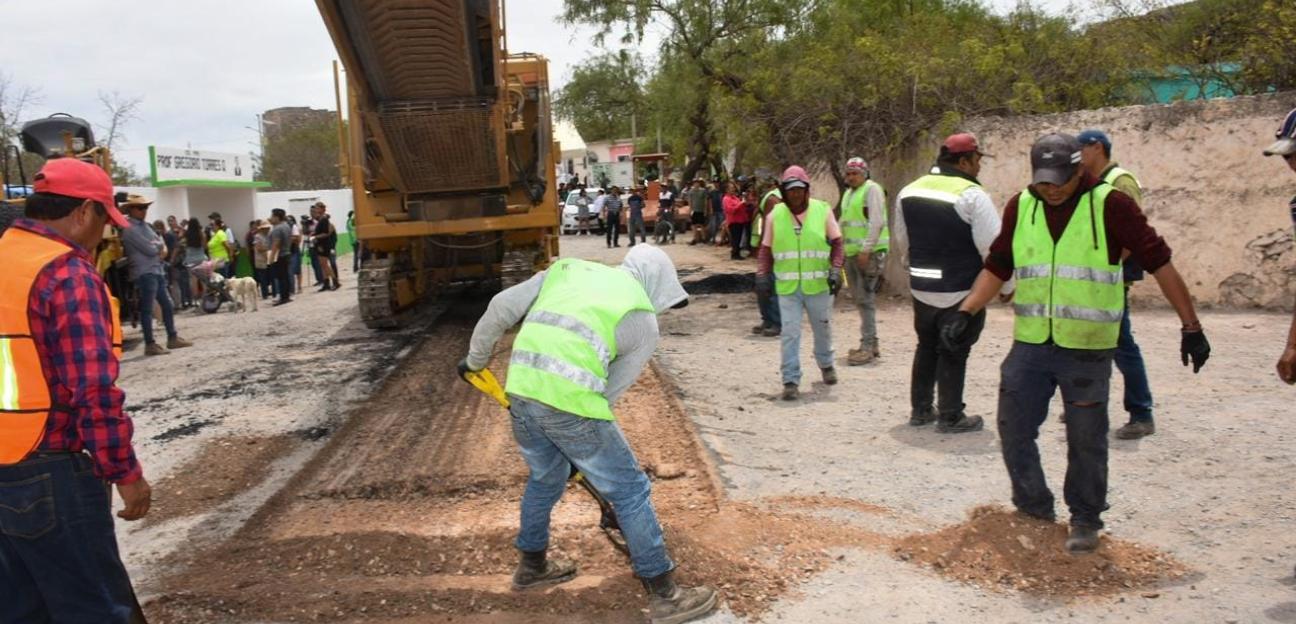Soledad de Graciano Sánchez inicia pavimentación en comunidad Estación Ventura