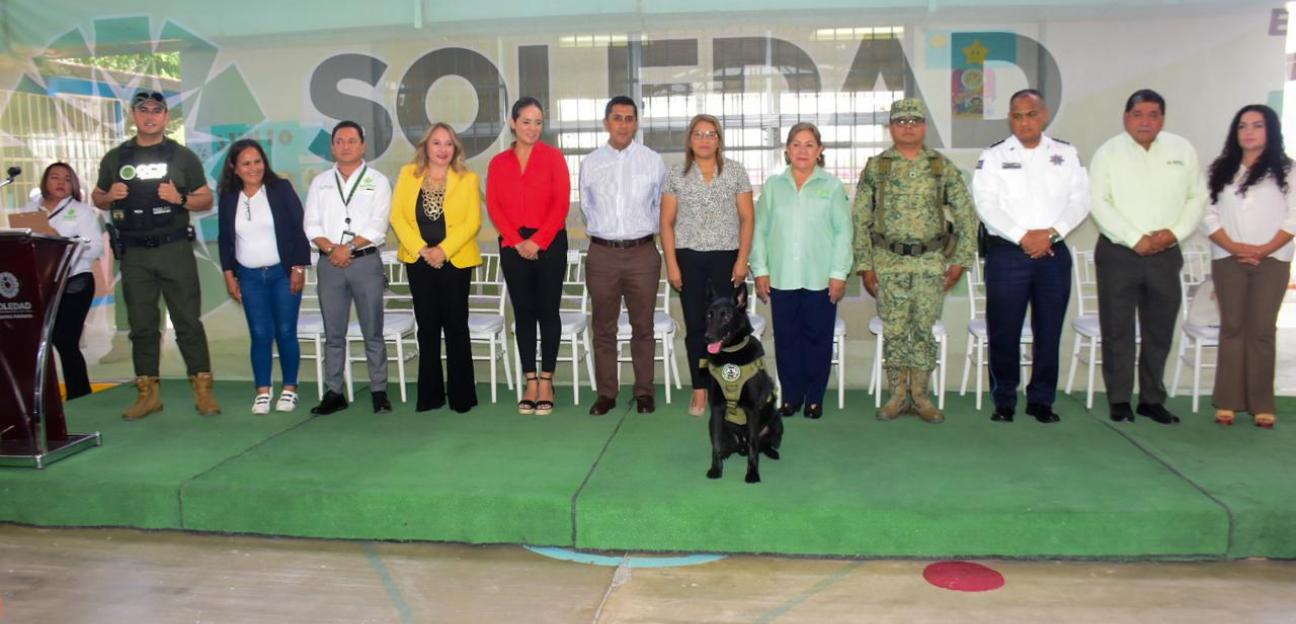 Jardín de Niños se suma a programa por la seguridad y bienestar escolar, en Soledad de G.S.