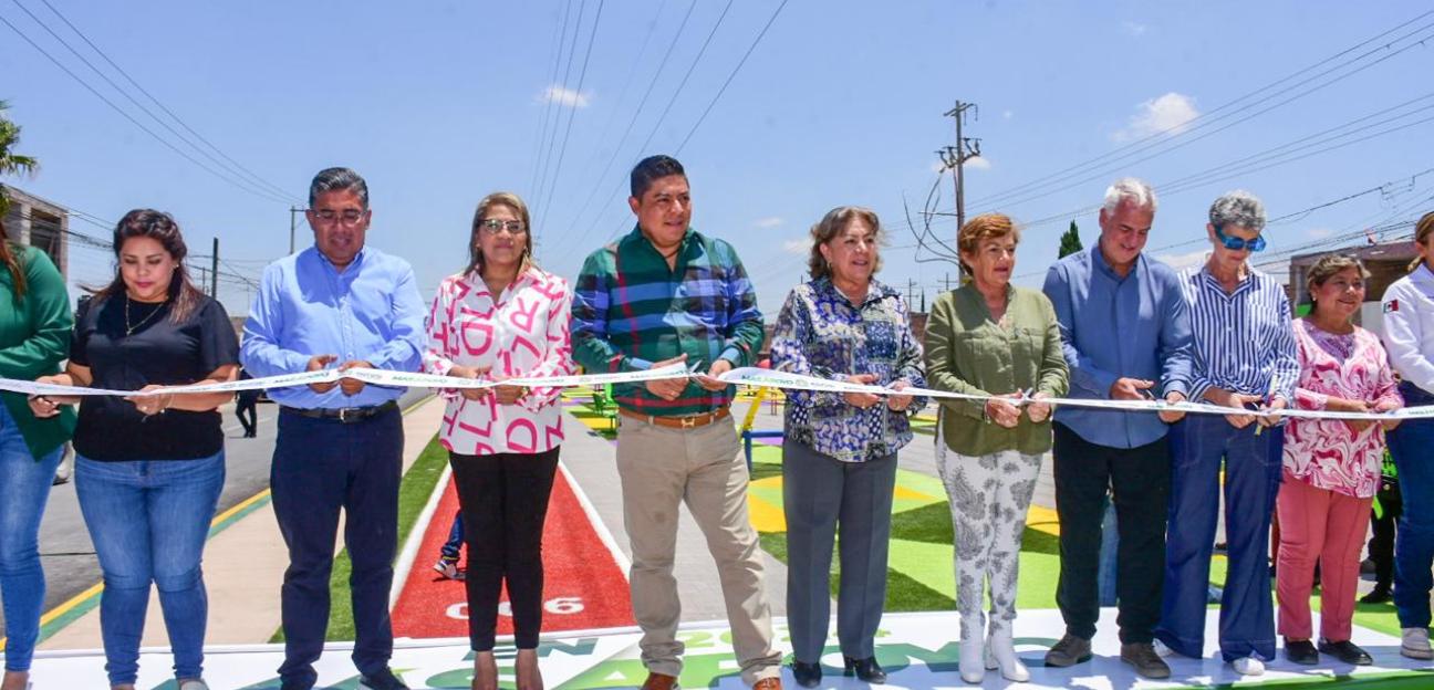 Habitantes del norte de Soledad agradecen y reconocen obras de pavimentación y recreación inauguradas
