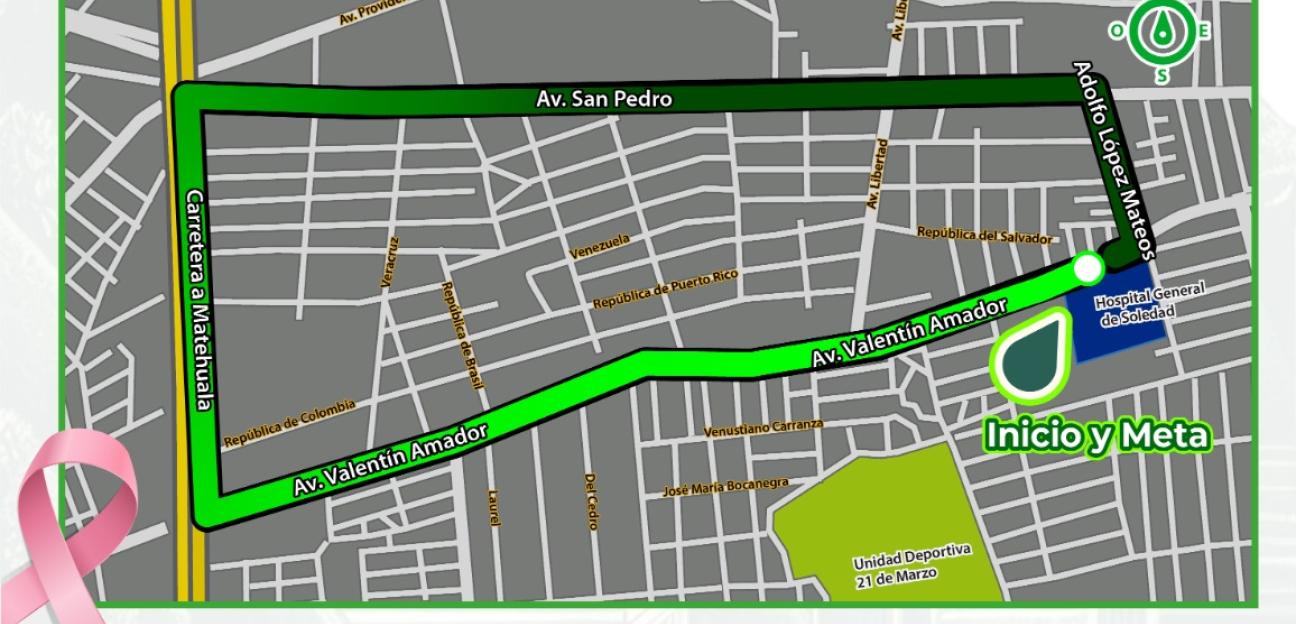 Este domingo, Policía Vial de Soledad hará cierre de calles por carrera conmemorativa contra el Cáncer de Mama