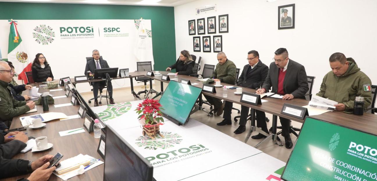 Guardia Civil de Soledad informa resultados positivos al cierre e inicio de año en Mesa Estatal de Seguridad 