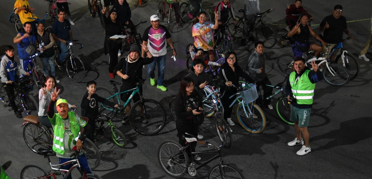 Rodadas Nocturnas se reactivan en Soledad con invitación a todas las familias