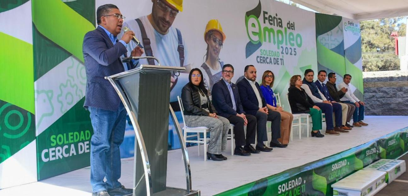 Con una oferta de más de mil vacantes, Alcalde de Soledad inauguró la Feria del Empleo