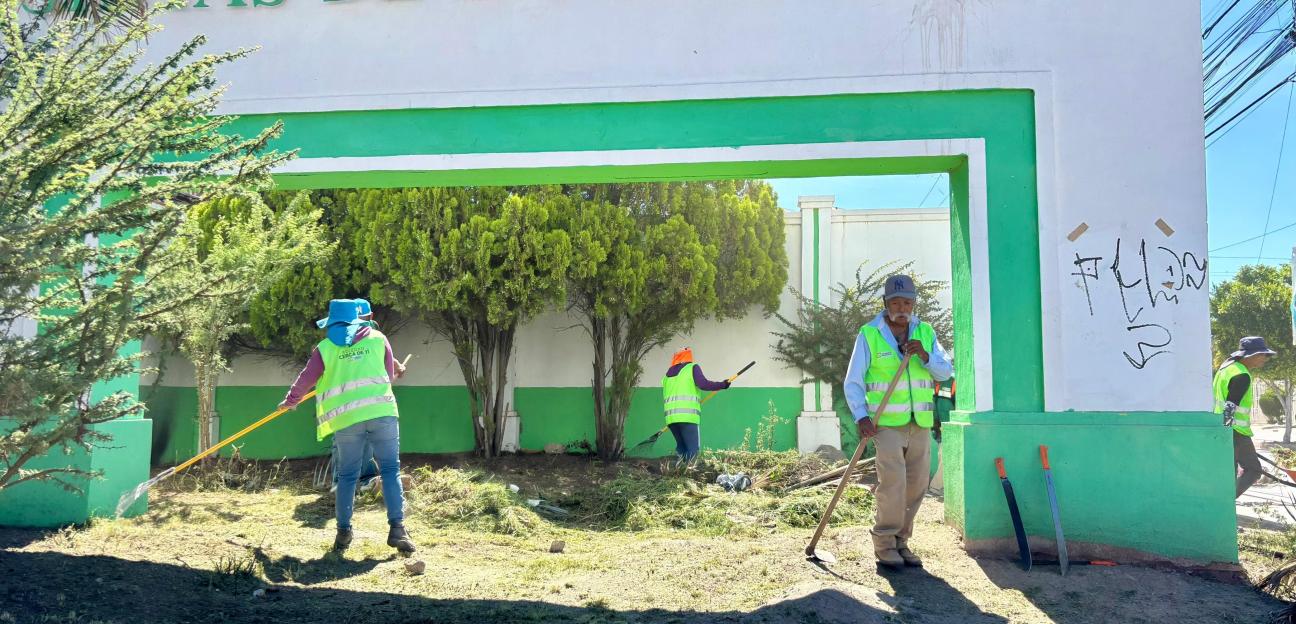 Servicios Municipal de Soledad refuerza limpieza y mantenimiento en espacios clave