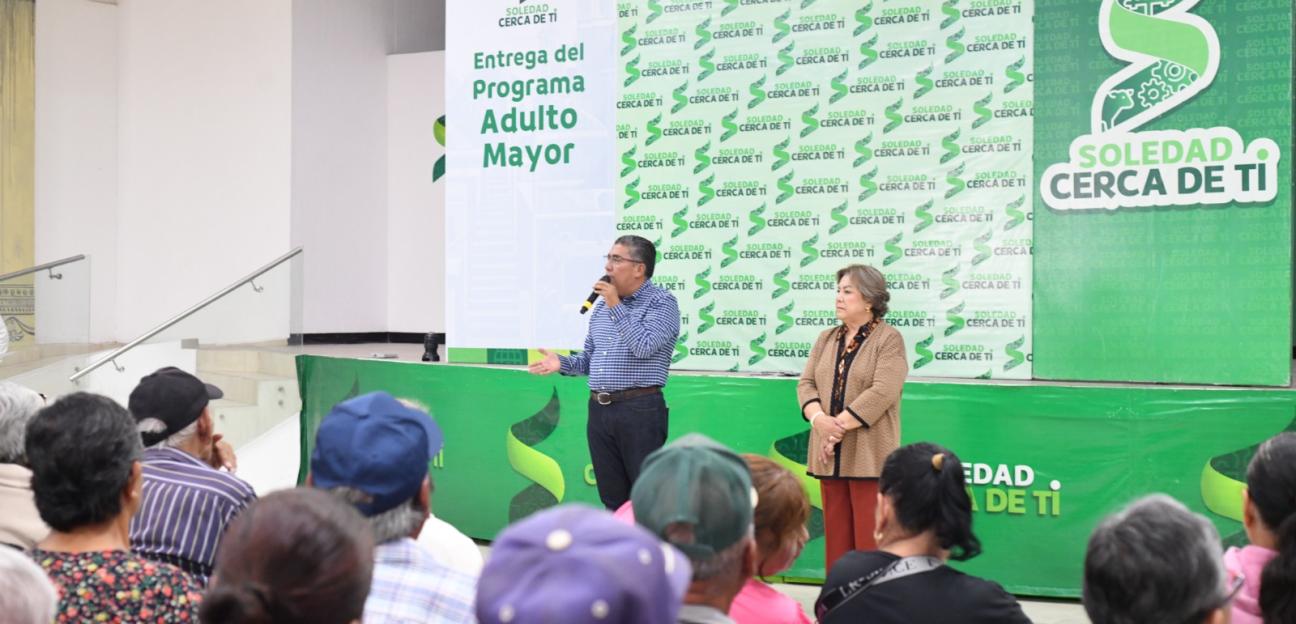 Juan Manuel Navarro reafirma respaldo y cercanía a población adulta mayor