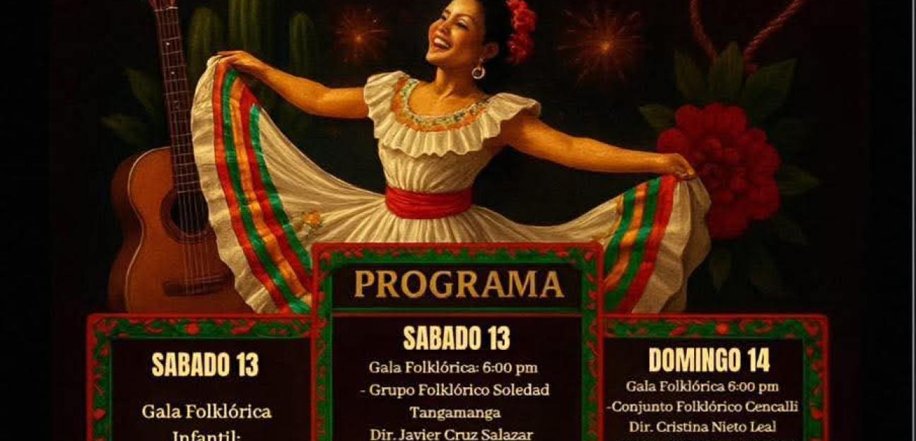 Soledad celebra a México con programa de danza folclórica en el teatro y centro cultural