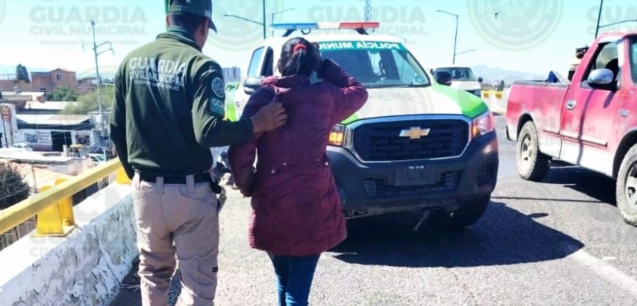 Guardia Civil de Soledad salvaguarda a mujer en situación de riesgo