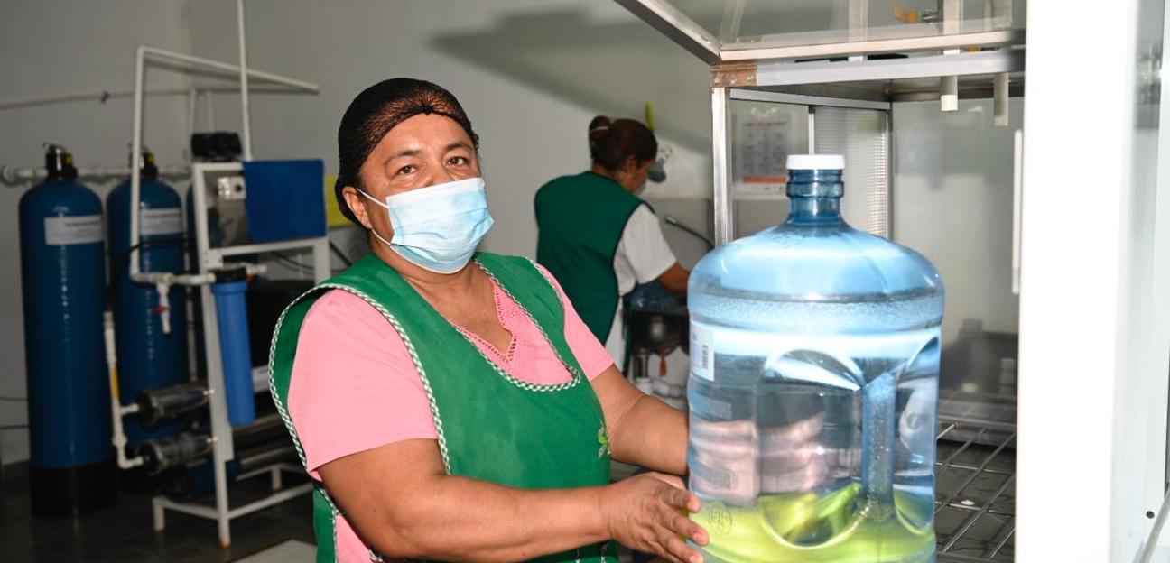 Consolida, red municipal de purificadoras gratuitas en Soledad de Graciano Sánchez