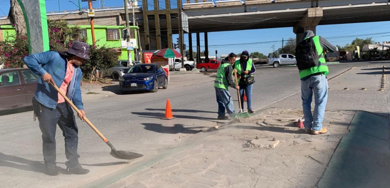 Con compromiso, se mantiene la limpieza de espacios públicos en el municipio de Soledad