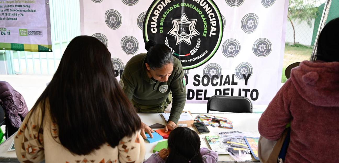 Ferias de Seguridad regresan a colonias de Soledad con servicios integrales para las familias