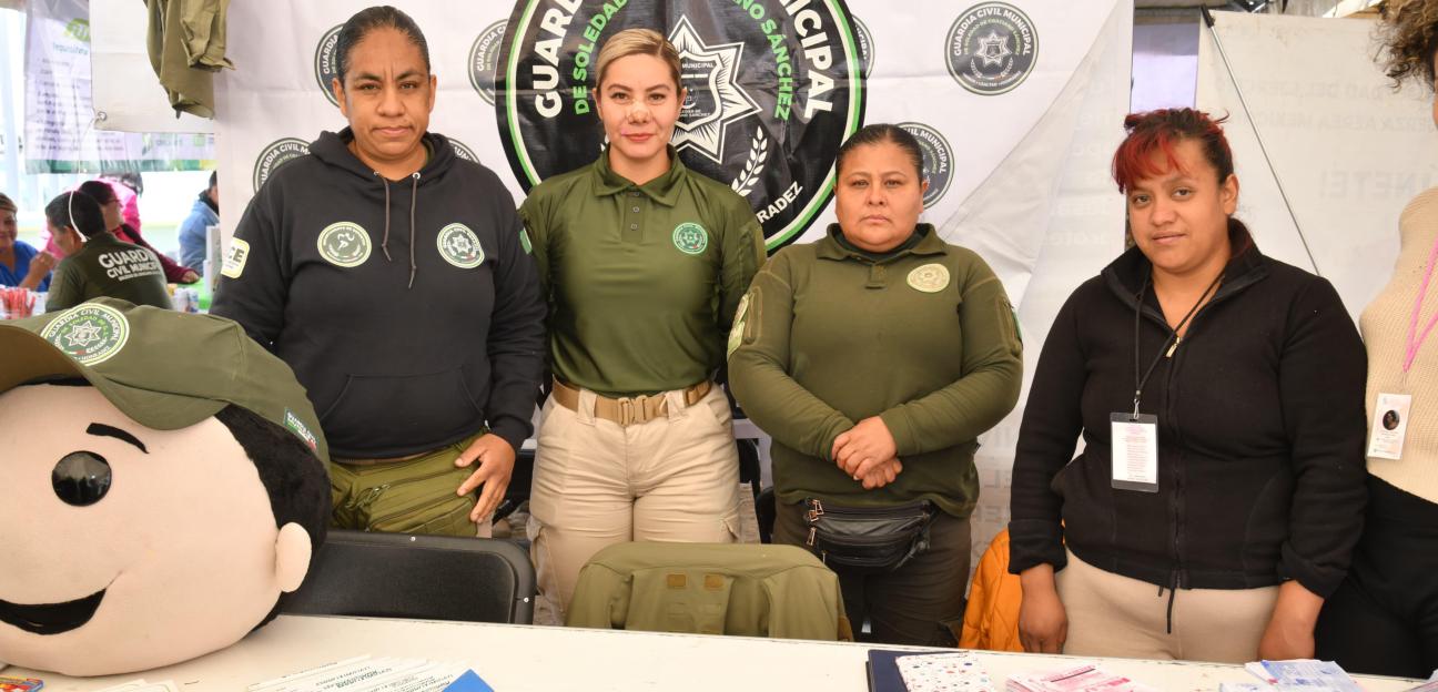 Comunidad vecinal de San Antonio en Soledad refuerza cultura de paz con Feria de Seguridad