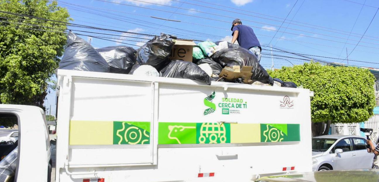 Gobierno de Soledad mejora servicio de recolección de residuos con nuevas unidades