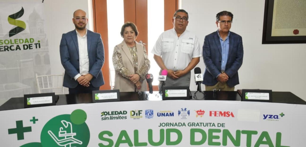 Soledad de Graciano Sánchez recibe Jornada de Salud Bucal gratuita, del 20 al 24 de abril