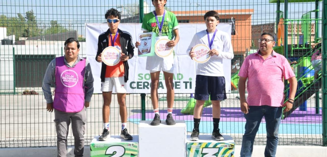 Soledad de G.S. respalda el deporte con causa: en el parque lineal se vive la Ruta del Bien