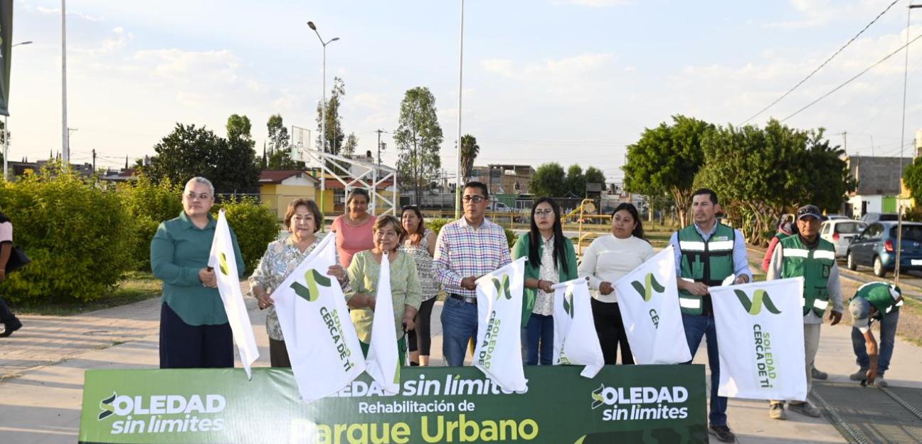 Gobierno de Soledad arranca reconstrucción de nuevo parque urbano en la Zona Oriente