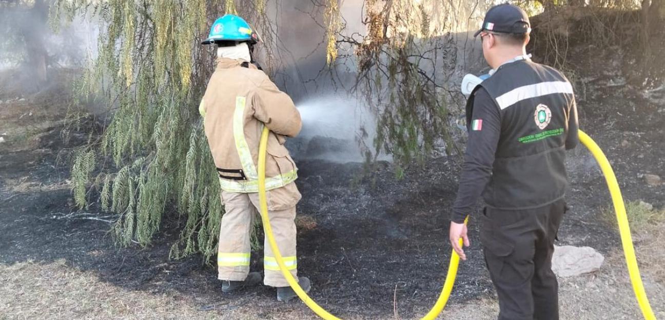 Actuación oportuna de PC Municipal de Soledad en dos conatos de incendio