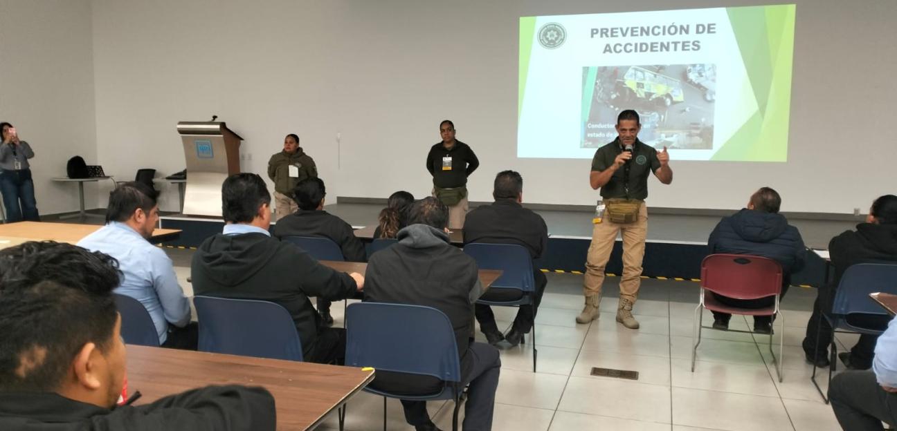 Impulsa GCM de Soledad capacitación vial a operadores de transporte de personal