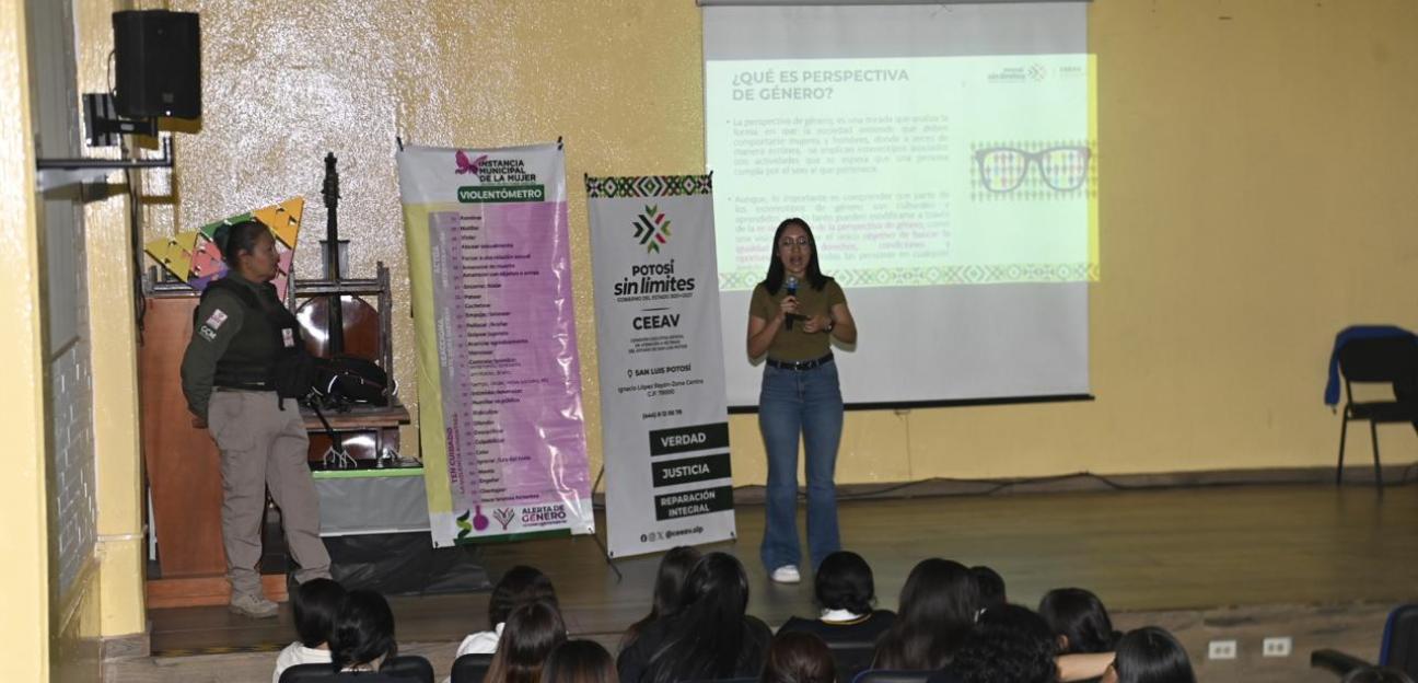 Gobierno Soledense impulsa la cultura de respeto y prevención en estudiantes de nivel medio superior