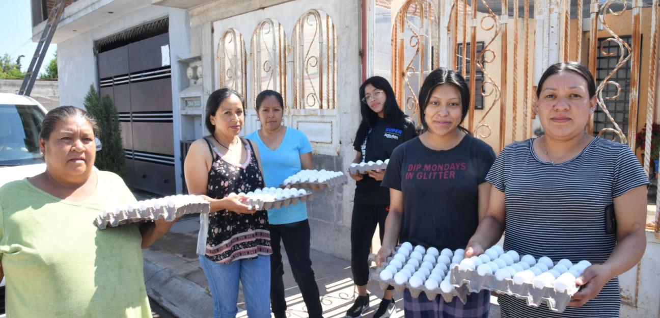 Gobierno de Soledad acerca apoyo alimentario a familias de las flores y zonas aledañas