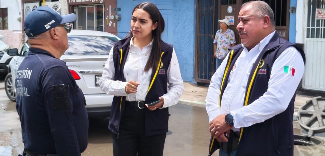 Protección Civil de Soledad refuerza operativo por lluvias y apoyo a la población