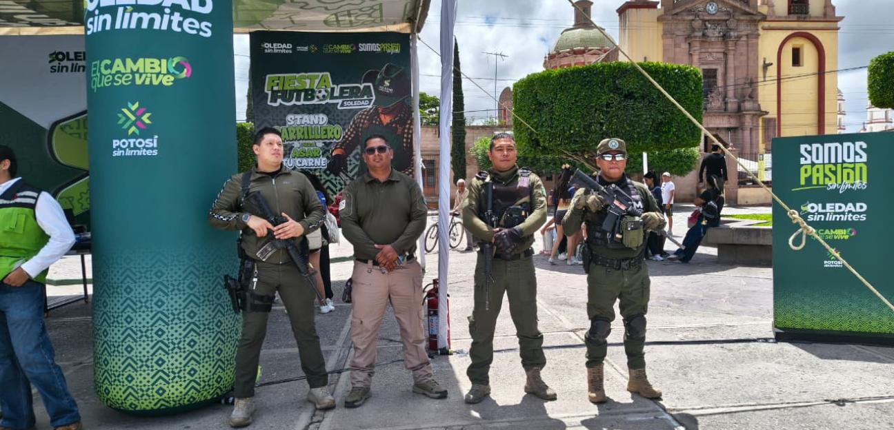 GCM de soledad activa operativo vial y de seguridad por actividades mundialistas