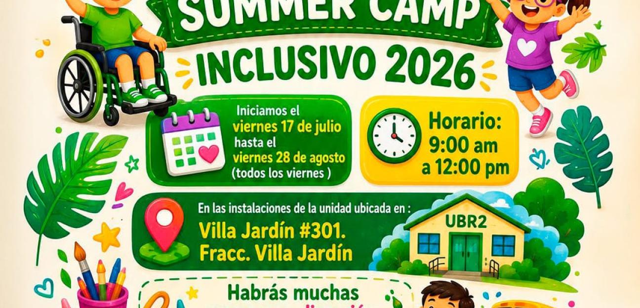 DIF Municipal de Soledad abre inscripciones para el Aloha Summer Camp Inclusivo 2026