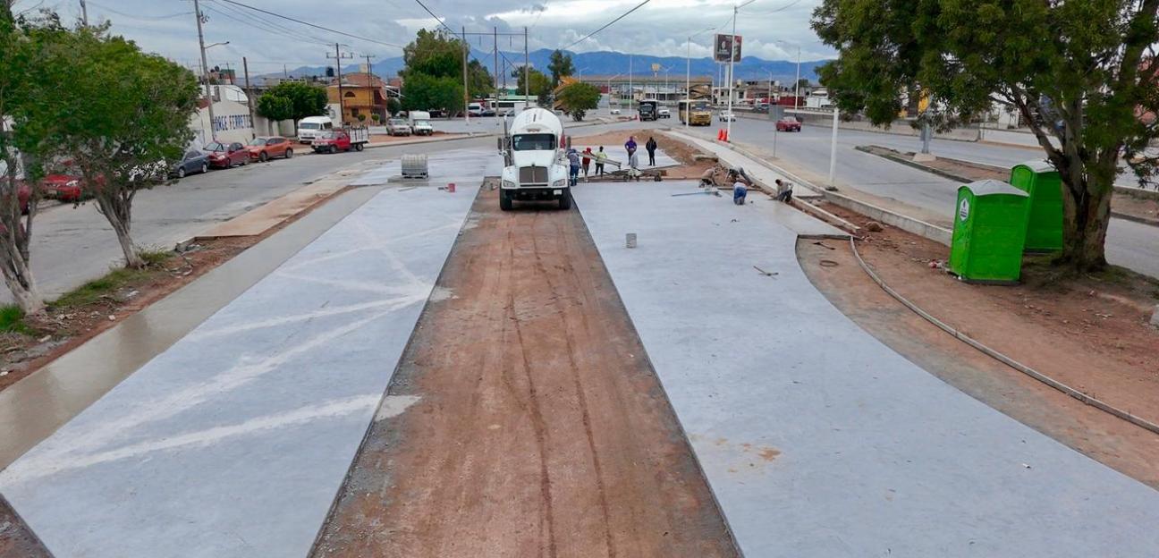 Parque lineal en Circuito Potosí con destacado avance para las familias soledenses