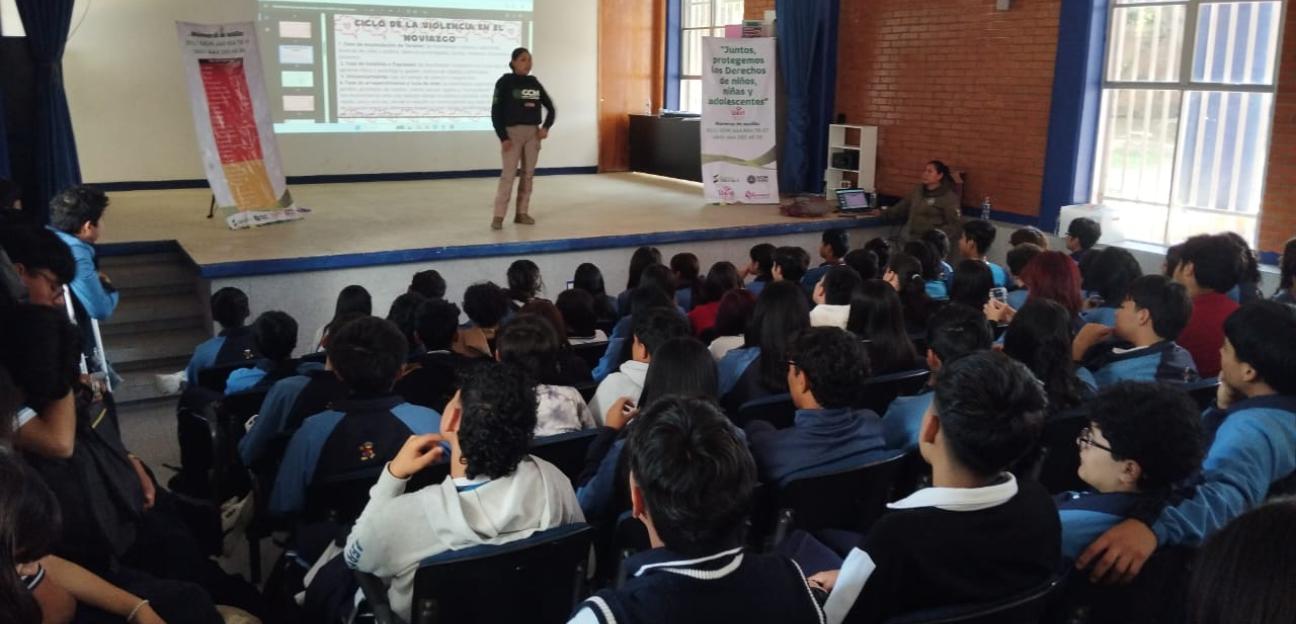 UAVI de Soledad acercó a escuelas acciones impulsadas de espacios libres de violencia