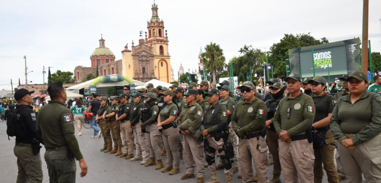 Guardia Civil de Soledad activa operativo para resguardar fiesta mundialista