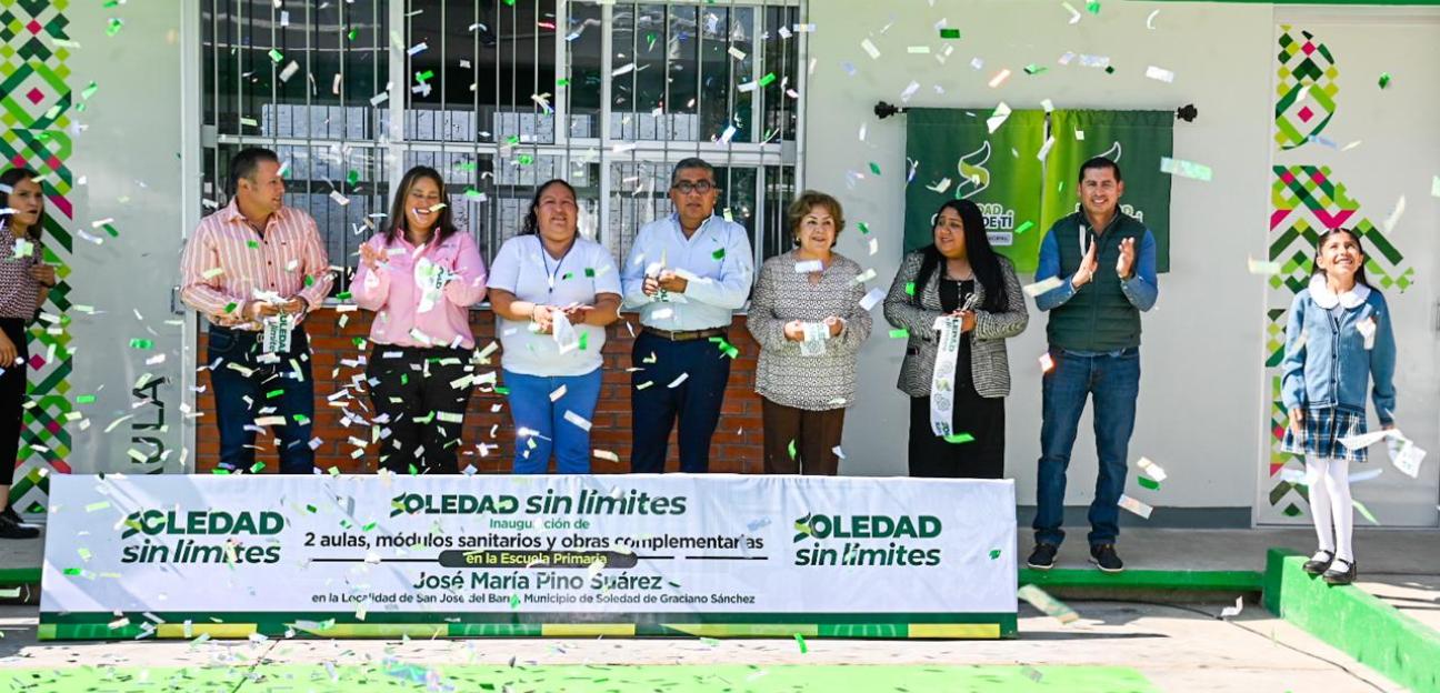 En Soledad, la educación se fortalece con programa Regreso a Clases y nueva infraestructura