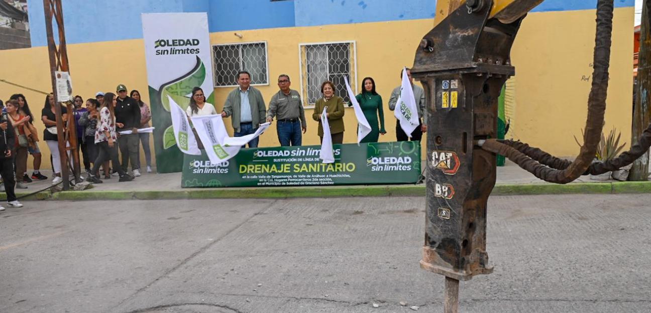 Destacan vecinos de Soledad la intervención sensible e inmediata del alcalde en rehabilitación de drenaje