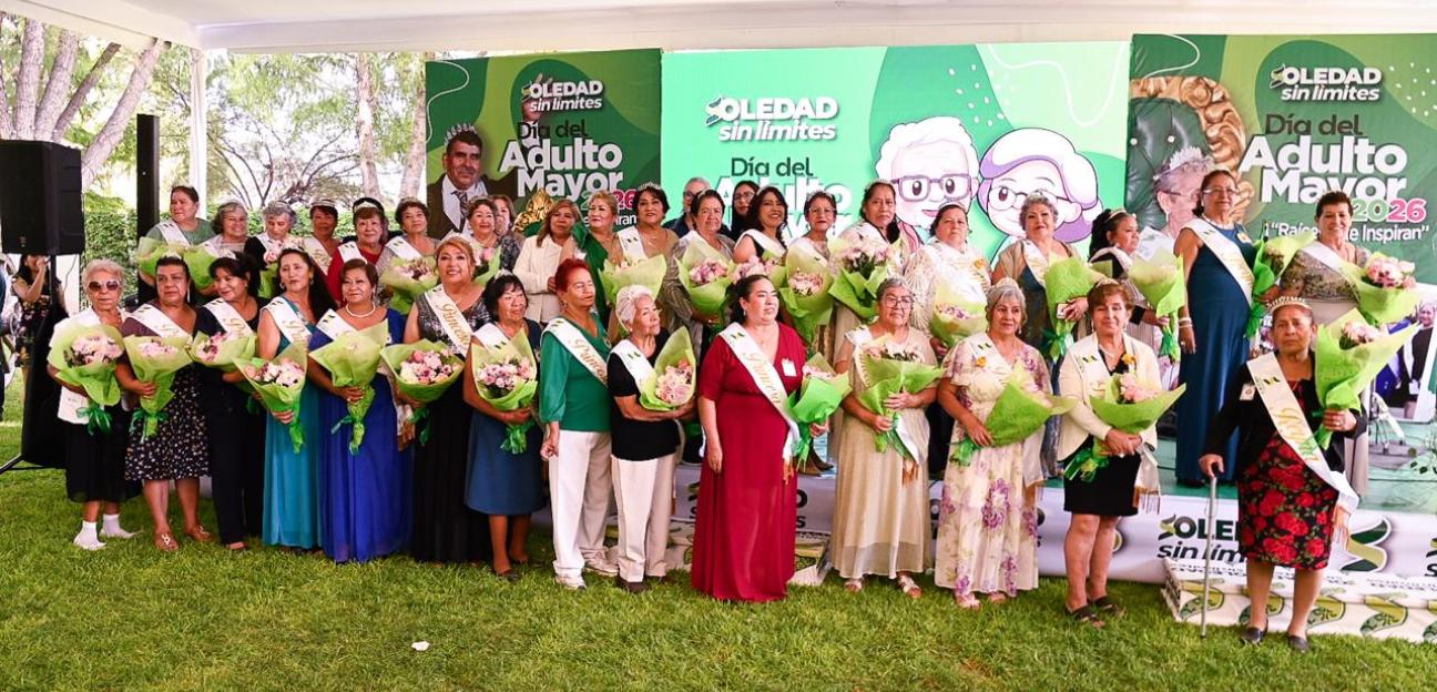 Con merecido reconocimiento, Ayuntamiento de Soledad festeja a las y los adultos mayores
