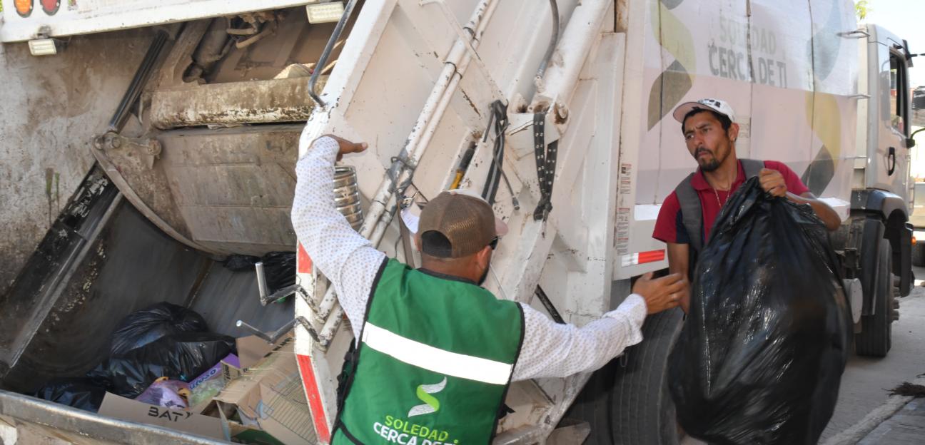 Ayuntamiento soledense despliega estrategias para eficaz recolección de residuos en colonias