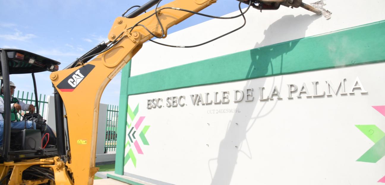 Con compromiso y cercanía, Alcalde Navarro Muñiz inicia la ampliación de secundaria en Valle de la Palma