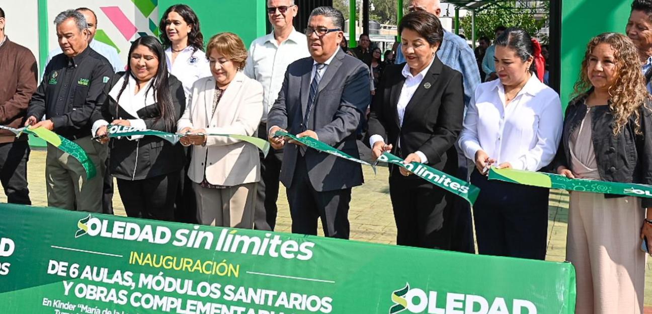 Comunidad educativa agradece histórica transformación de la primaria Francisco Murguía en Soledad