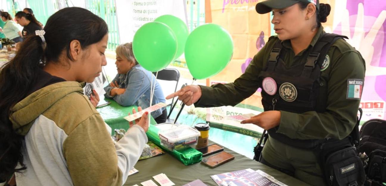 Gobierno de Soledad organiza Feria de Seguridad y Servicios para familias de colonia La Lomita