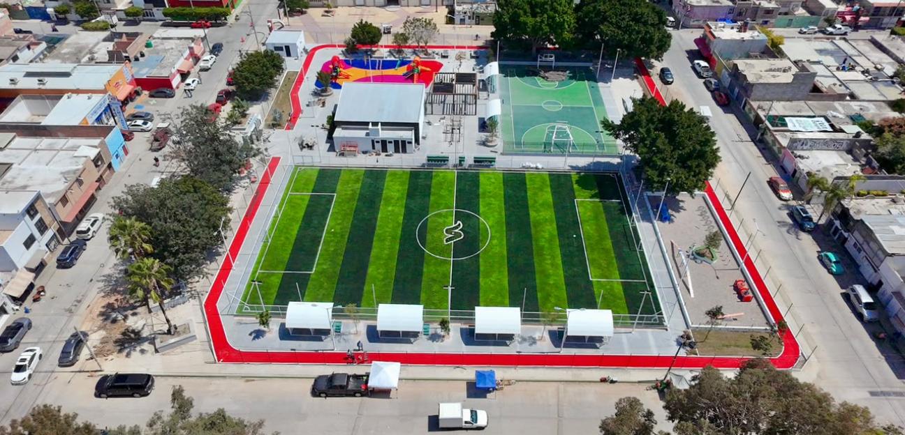 Nuevo parque urbano genera cambio radical para las familias de la colonia 21 de Marzo