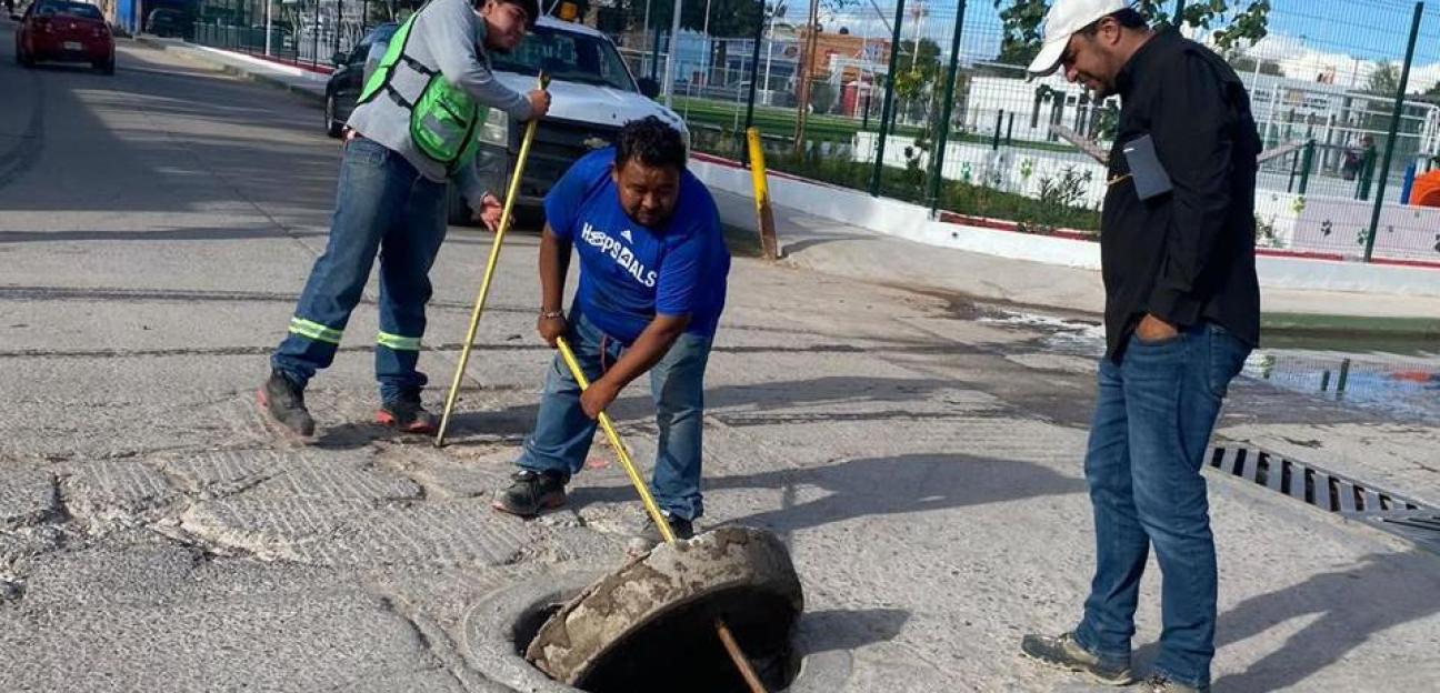 Soledad refuerza prevención ante lluvias con desazolve y atención permanente