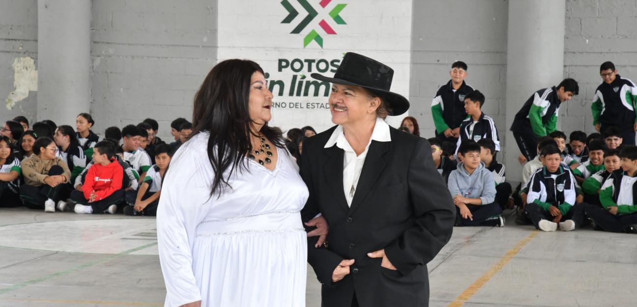 Comunidades educativas en Soledad aprecian riqueza cultural con representación de leyendas